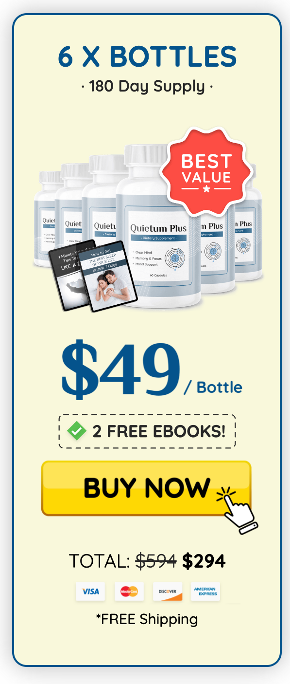 Quietum Plus - 6 Bottles