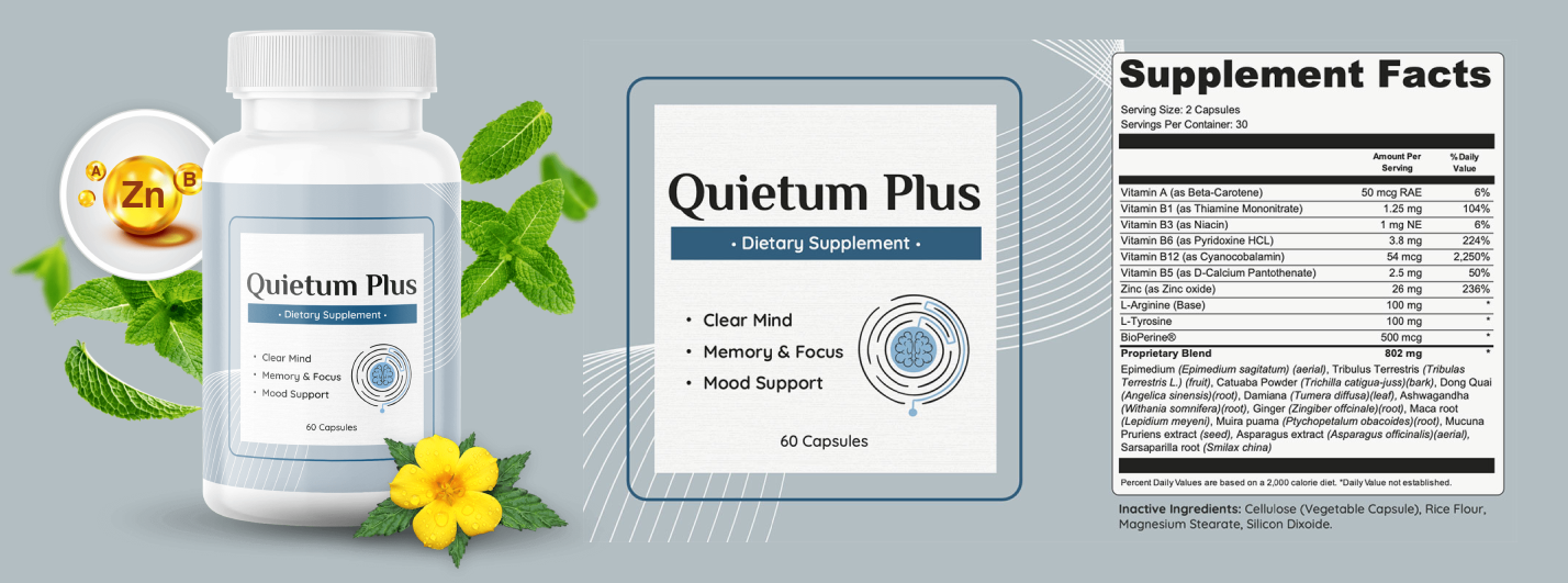 Quietum Plus Supplement Facts